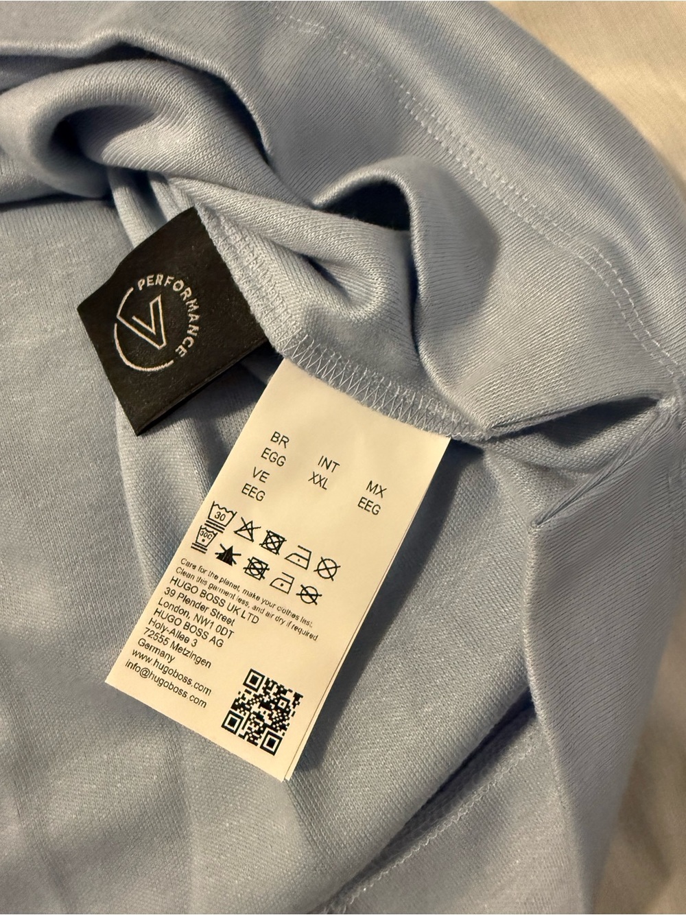 BOSS Hugo Boss P-Press 52 Polo XXL Pastel Blue NWT Regular Fit 50536667 - Picture 4 of 4